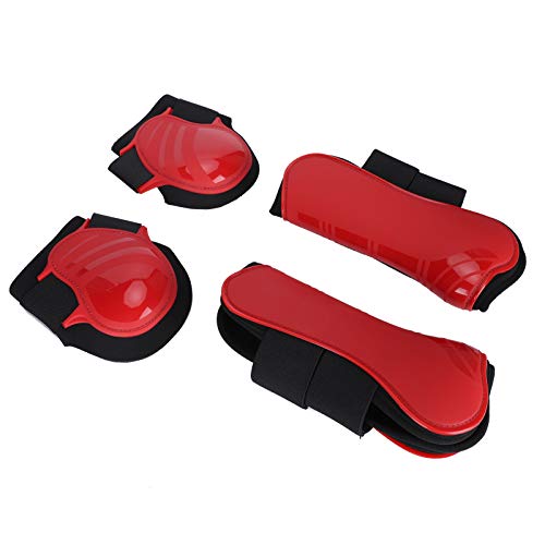 Jeanoko Botas de suporte para cavalos, proteção para pernas, capa grossa e elástica, respirável, alm