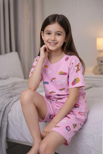 Image of Ninos Dreams Girls T Shirt with Shorts Set