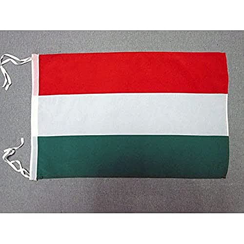 AZ FLAG - Flagge Ungarn - 45x30 cm Mit Kordel - Ungarische Fahne 30 x 45 Cm - Flaggen