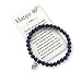 Birthday Jewelry Gift Woman Turning 40 – Bead Bracelet Meaningful Message Card & Gift Box