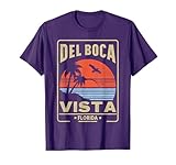 Del Boca Vista Retro Sunset Florida Vintage T-Shirt