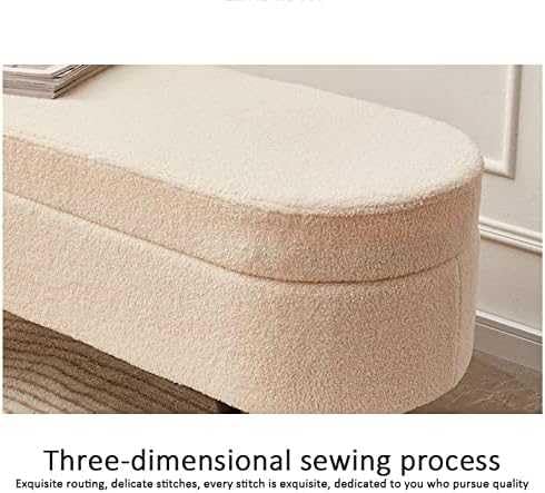 Pouf moderno in peluche shaggy di lusso, con gambe in metallo, per soggiorno, camera da letto, panca rettangolare da ingresso, sgabello poggiapiedi