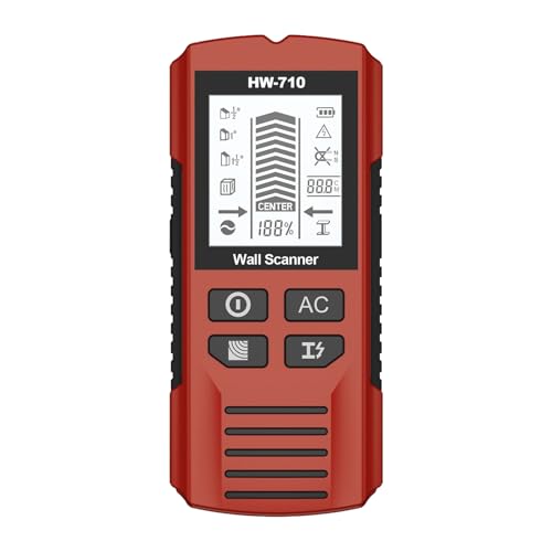 Detector De Metales De Mano, Puntero De Detector De Metales, Varilla De Detección De Metales Portátil - Pantalla LCD Portátil Y Detector De Metales De Sonido | Detector De Reglas Multifuncionales
