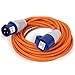 CONNEXION 10M 15M 25M Caravan & Camping Electric Hook Up Cable – 16A 240V Heavy-Duty Mains Extension Lead, Camping Hook Up Power Cable for Caravans, Campervans, Motorhomes (10m, 2.5mm)