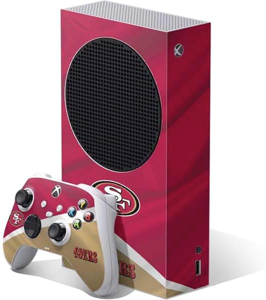 Skinit Decal Gaming Skin Compatible with Xbox Series S Bundle - Officially Licensed NFL San Francisco 49ers Retro Logo Design