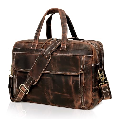 Full Grain Italian Leather Briefcase