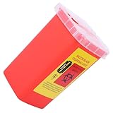 TOVINANNA シーシー 設計製収納ボックス 子供ロック付き 使い捨てカミソリ収納ケース 理髪店 サロン用 刃物廃棄容器 持ち運び便利