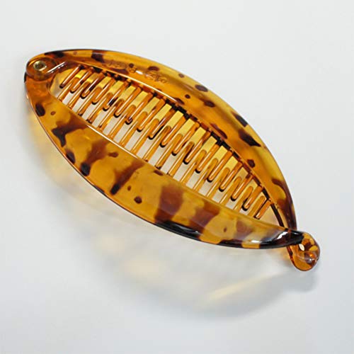 LURROSE 6 peças de presilhas de plástico banana presilhas de cabelo clipe de lentilha clipe de peixe