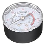 Ciieeo Kleiner Luftdruckmesser Meter Messgerät Luftdruckprüfer Luftkompressor-druckmesser Luftpumpendruckmesser Werkzeug Zum Messen Des Luftkompressor-drucks Luftkompressor Anzeige Metall