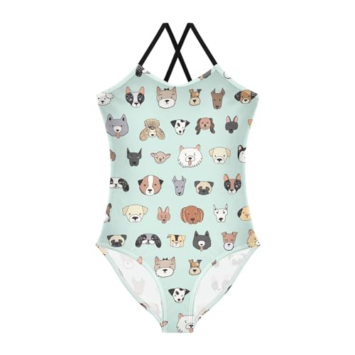 Image of Ollabaky Girls One Piece Swimsuit Bathing Suit Beachwear 3-10T