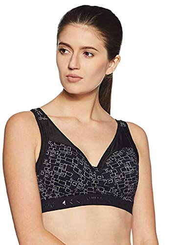 Image of Lovable Women's Polyester Lightly Padded Wire Free Modern Sports Bra