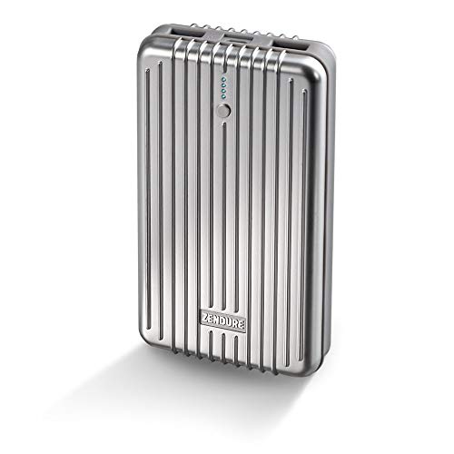Zendure A5 Externer Akku 16750mAh Powerbank,Leichter Akkupack mit dualen Ausgang für iPhone 7/7 plus, iPad, Samsung Galaxy und mehr Handys(Silber)
