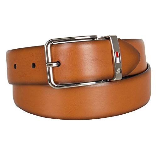 Tommy Hilfiger Boys Reversible Dress Belt, Tan/Black, Medium 26-28 Us #TOP1