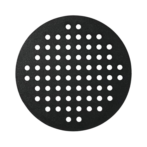 KJ-MFG23 9.75 Inch Cast Iron Fire Grate Grill Replacement Parts for Kamado Joe 18” Classic I II III Series KJ23RH KJ23RHC KJ23RHCI Charcoal Grate Grill Bottom Plate Charcoal Smoker Grate Accessories