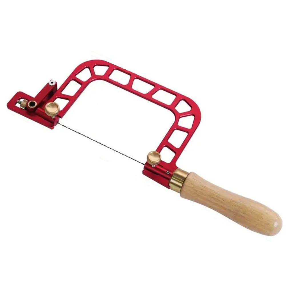 Tskcvy Steel Frame Coping Saw, 13cm, Engraving, Hand Wire Saw, Cutting Saws, Efficient Hand Tool, Self-Cleaning, with Handle