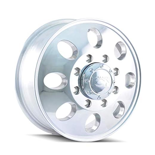 ION 167 Polished Wheel (17 x 6.5 inches /8 x 165 mm, 125 mm Offset)