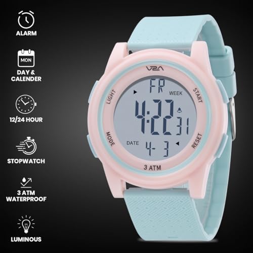 Image of V2A Nova X 2810 Digital Watch for Kids & Teens | Large Easy-Read Display | Alarm Stopwatch Backlight | TPU Sport Strap | 30M Water Resistant | Boys Girls Everyday Watch