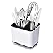 Home Magic Küchenutensilienhalter,Besteck-Abtropfkorb, 3 Fächer Utensilienhalter Küche, Spülbecken Organizer für die Küche, Bestecke Organizer,Besteckhalter