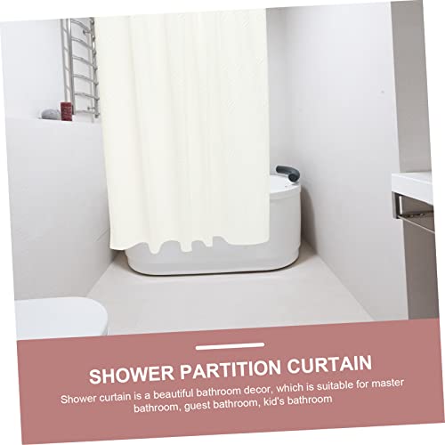 Rideau de douche imperméable Cabilock lavable pour salle de bain
