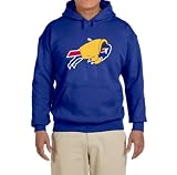 Blue Buffalo Keon Coleman Jacket Logo Hooded Sweatshirt Adult Large