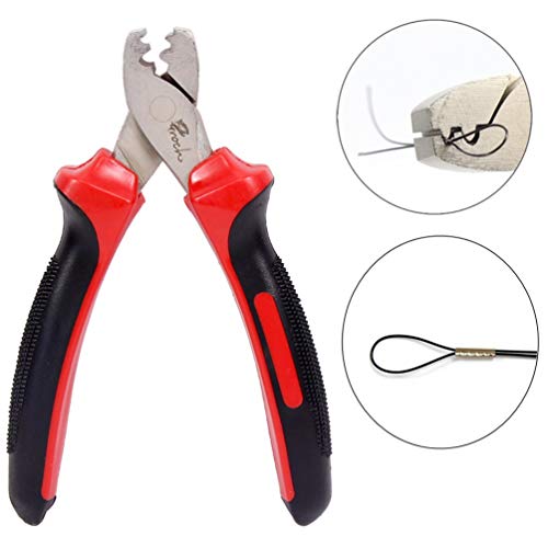 Klemmhülsenzange Set mit Sicherheits-Klemmhülsen für Angler