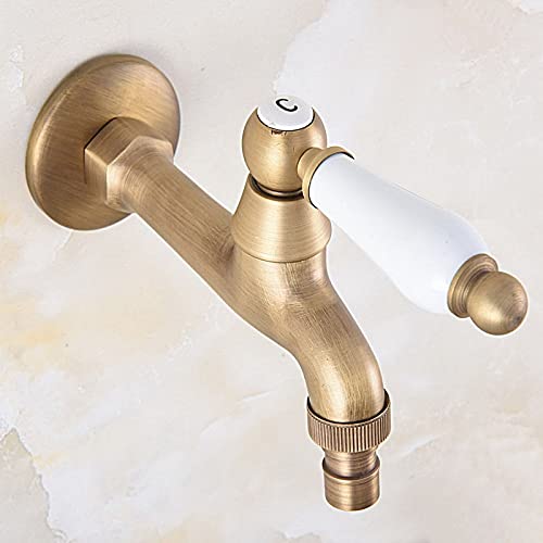 Robinet de lavabo rétro en laiton antique pour une élégance intemporelle