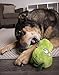goDog Flattie Gator Silent Squeak Plush Dog Toy w/ Chew Guard Technology - Green, Large