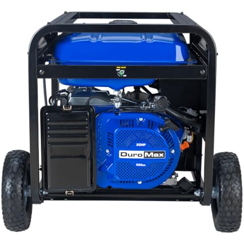 Image of DuroMax XP13000E 13,000-Watt Gas Powered Portable Generator - Electric Start, Whole Home Backup Power, Transfer Switch Ready, RV & Emergency Ready