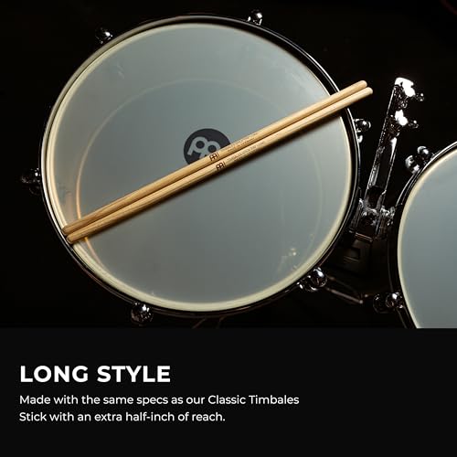 Image of Timbale Sticks Long, Pack of 3 Pairs, 7 /16 inch - American Hickory Percussion Drumsticks - MADE IN GERMANY