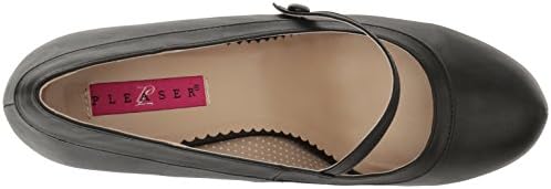 Pleaser Pink Label Women's Pinup01/Bpu Platform Pump, Black Faux Leather, 15 M US | Image 4
