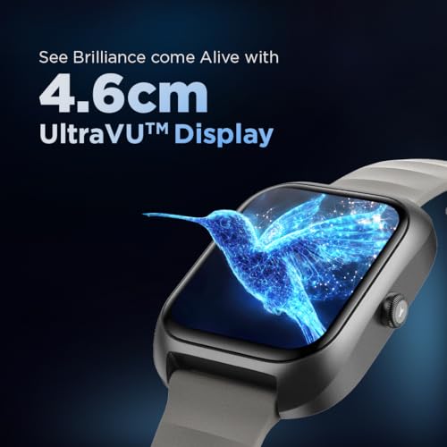 Image of Fastrack Vox Plus 1.85 inch Smart Watch for Men & Women with Ultra VU Display,to-do List,BT Calling, Offline Voice Commands, 24 /7 Health Suite (SPO₂, HRM, Sleep), IP68, Games & Multiple Watch Faces