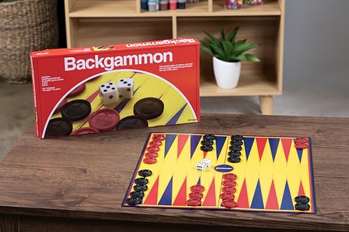 Pressman Backgammon juego clásico para 2 jugadores miniatura 3