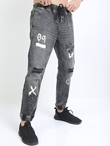 Image of Ketch Men's Stretch Fit Mid Rise Jogger Mid-Rise Jeans (Stretchable)