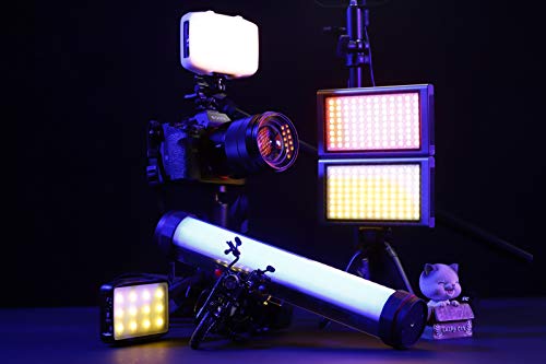 Falcon Eyes Irisa 1 RGB LED-Videoleuchte 13W 340mm Dimmable 2500K-9999K LED-Dauerlicht mit Magnetischer Absorption 20… – Bild 5