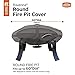 Classic Accessories Ravenna Water-Resistant 60 Inch Round Fire Pit Cover, Outdoor Firepit Cover