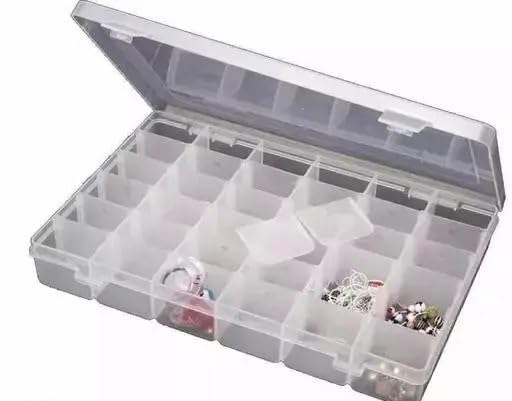3-Tier Clear Plastic Square Organiser Storage for Tools Medicine, Jewellery, Hobby Craft (transparent, Standard)-image-47