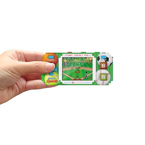 Image of My Arcade All-Star Sports Pixel Pocket Pro: Preloaded Game, Baseball, Soccer, Basketball, 18 Games in 1