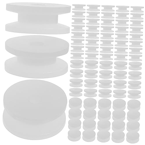 Mobestech Poulie De Courroie En Plastique 100 Pièces 9.3 Mm Engrenage De Poulie Pour Jouets Rc Modèles Bricolage Enseignement Scientifique Laboratoire