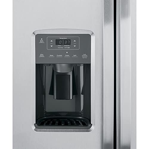 GE 25.3 cu. ft. Side by Side Refrigerator in Fingerprint Resistant Stainless Steel, Standard Depth - Image 7