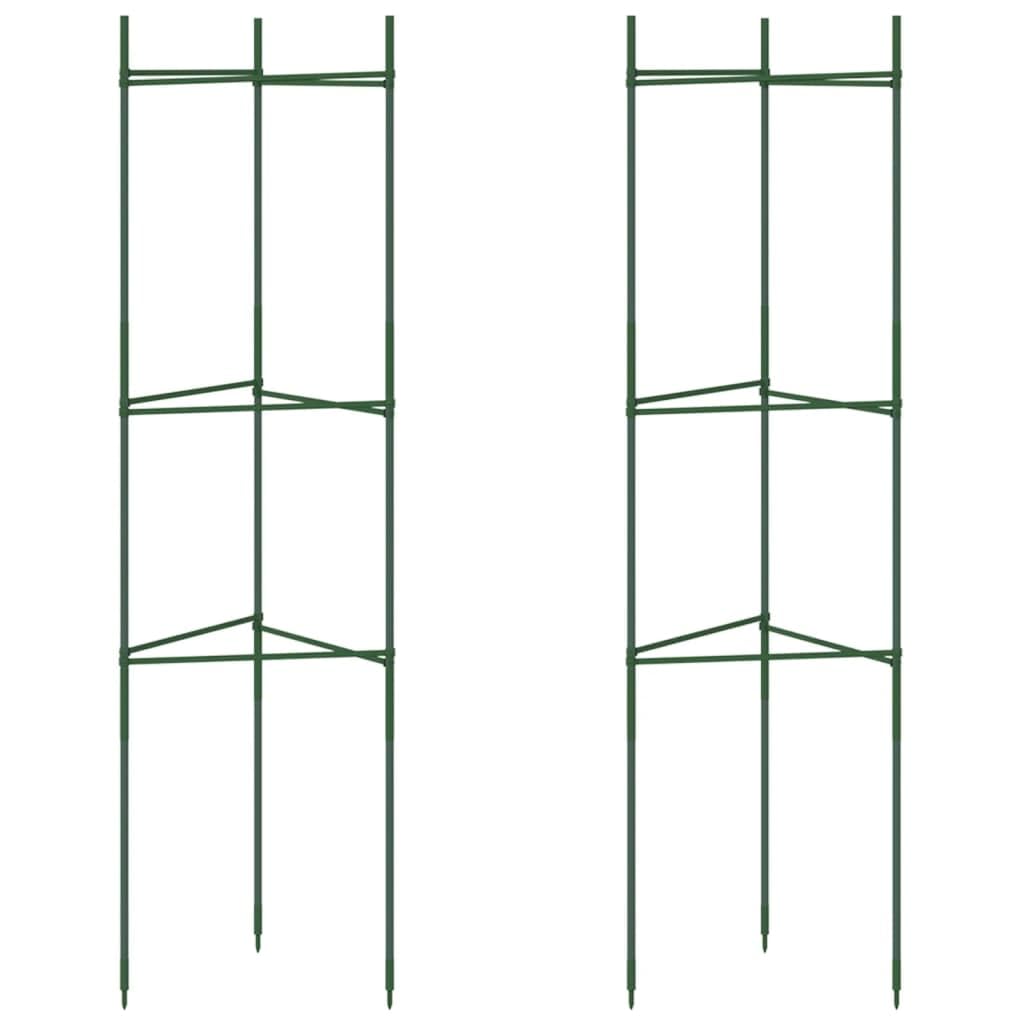 SYDE Tutore per pomodori, 2 pezzi, in acciaio e polipropilene, 116 cm