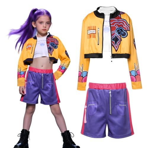 Partymall K-pop Rumi Costumi Cosplay Bambini, Halloween Costume Bambina Set,
