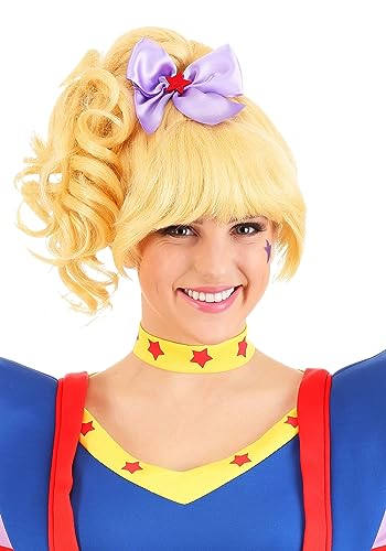 Perruque Rainbow Brite pour éviter les teintures lors d'une soirée rétro