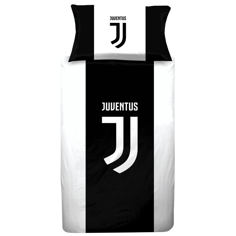 Juventus FC - Set copripiumino (letto singolo) (nero/bianco)