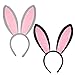 NQEUEPN 2stk Hasenohren-Stirnband, Plüschohren-Stirnband für Kinder Erwachsene Niedlich Kaninchen-Haarbänder Hasenohren-Kostüm für Halloween Ostern Cosplay Anziehparty (Grau, Schwarz) Plus Low günstig Kaufen-NQEUEPN 2stk Hasenohren-Stirnband, Plüschohren-Stirnband für Kinder Erwachsene Niedlich Kaninchen-Haarbänder Hasenohren-Kostüm für Halloween Ostern Cosplay Anziehparty (Grau, Schwarz)