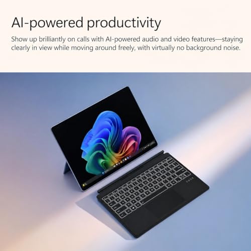 Image of Microsoft Surface Pro 13 inch 3K 120Hz OLED Touchscreen 2-in-1 Tablet Laptop, 12-Core Snapdragon 45 Tops NPU, 16GB RAM 512GB SSD, Backlit Keyboard, Stylus, MS 365, Copilot+, Win 11 Pro (Renewed)