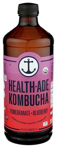 Health Ade, Kombucha Pomegranate Organic, 48 Ounce