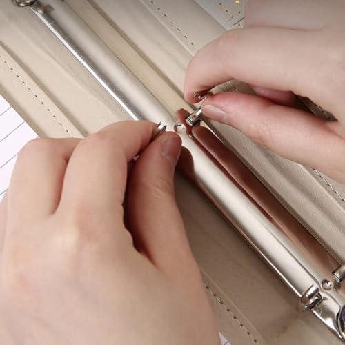 Porte-documents en cuir PU marron Healeved avec plusieurs compartiments de bureau - 5