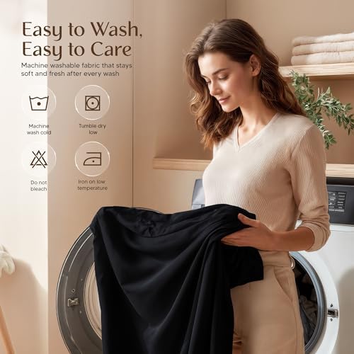 Image of Utopia Bedding Bed Sheet Set - 3 Piece Twin XL Bedding - Soft Brushed Microfiber Fabric - Wrinkle, Shrinkage & Fade Resistant - Easy Care (Twin XL, Black)