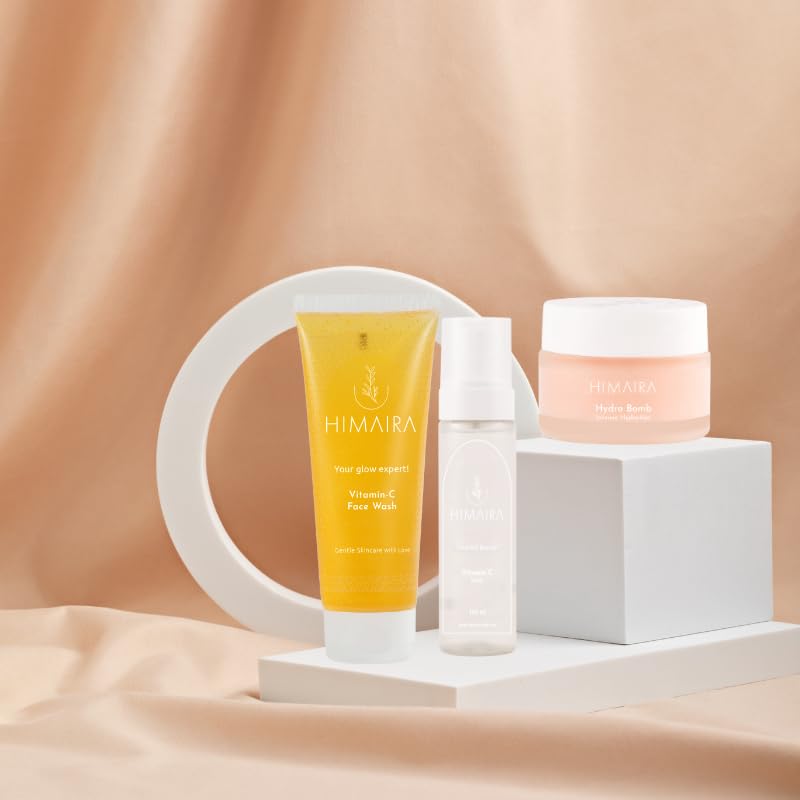 Image of CTM Skin Care Bundle - Vitamin C Face Wash, Hydro Intense Moisturizer & Vitamin C Toner - Complete Cleansing, Toning & Moisturizing Routine for Glowing, Hydrated Skin