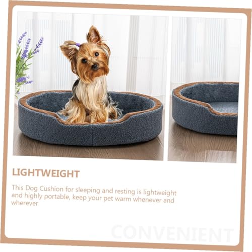 Tapis de couchage isolant contre le sol froid lit en peluche bleue pour chat - 6